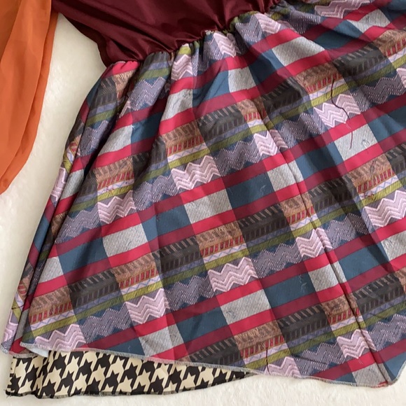 Spirit Kids Costume with Orange and Burgundy - Picture 14 of 16